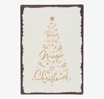 Metallskylt - Believe In The Magic Of Christmas från IB Laursen