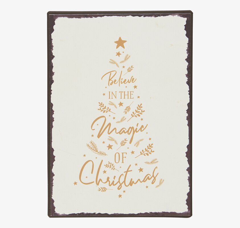 Metallskylt - Believe In The Magic Of Christmas från IB Laursen