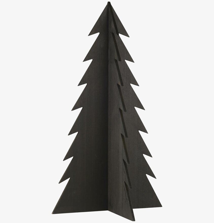 Julgran Stående Svart Liten från IB Laursen i mörkt trä