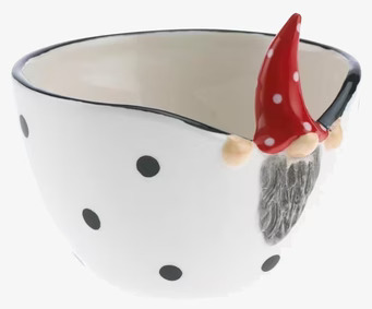 Skål Tittut Tomten från Nääsgränsgården med tomtedekor