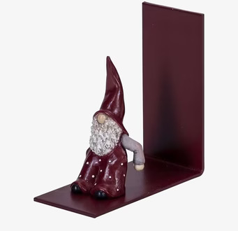 Servetthållare Elmer från Nääsgränsgården med tomte i rött