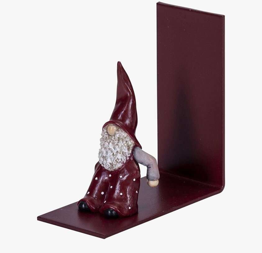 Servetthållare Elmer från Nääsgränsgården med tomte i rött