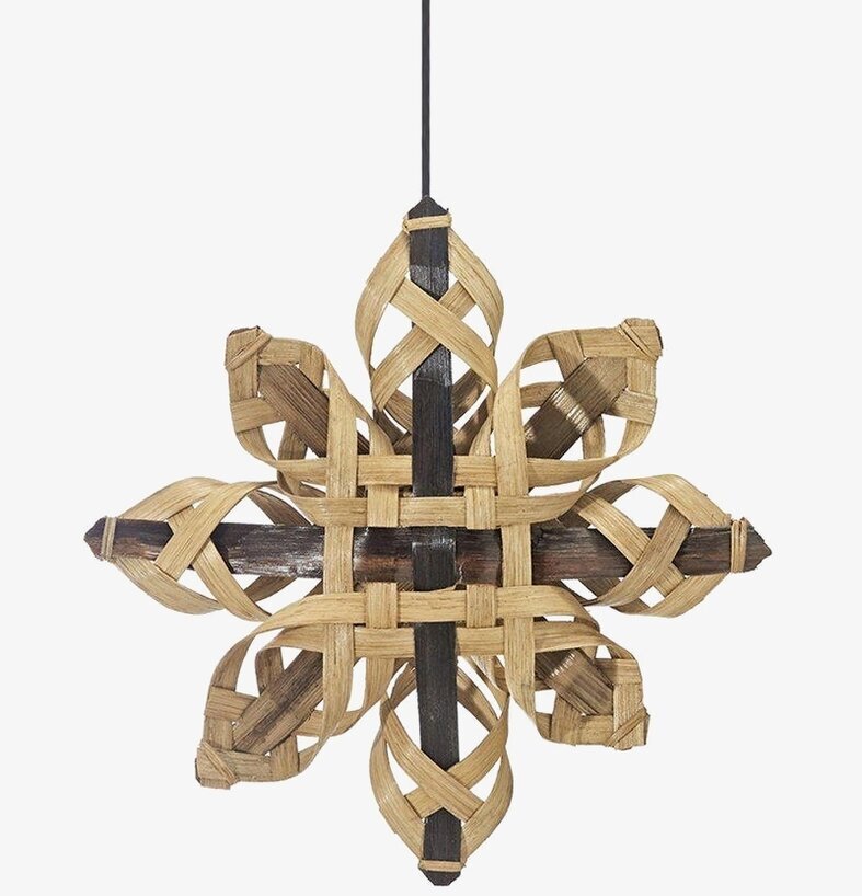 Mary Star Natur Ø46 cm från PR Home, flätad dekorativ stjärna