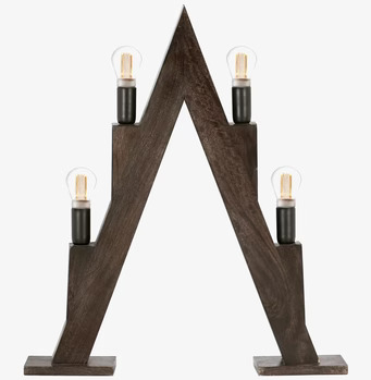 Torsby Ljusstake Inkl Ljuskällor från PR Home i trä