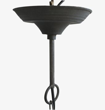 Taklampa Factory Antiksvart från Chic Antique i industristil