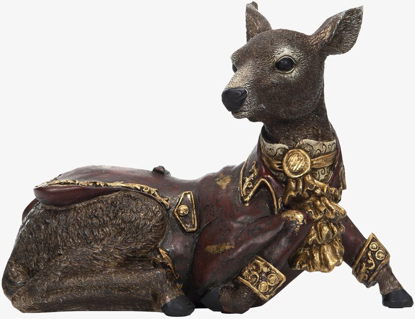 Hjort Vilande Poly Liten från A Lot Decoration i kunglig dräkt