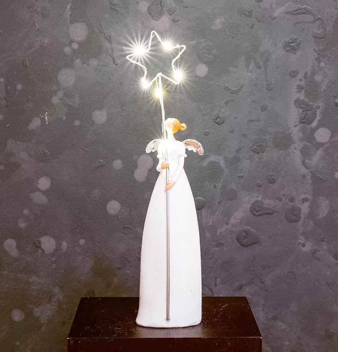 Ängel LED-stjärna Vit från Multi Agentur med lysande stjärna