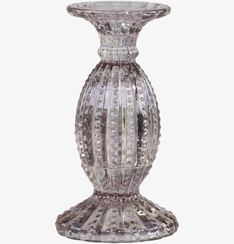 Ljusstake Taupe Pearl från Chic Antique med elegant design