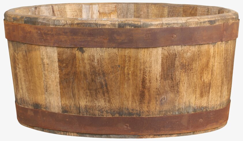 Grimaud Gl. Kärl Trä Natur Medium från Chic Antique