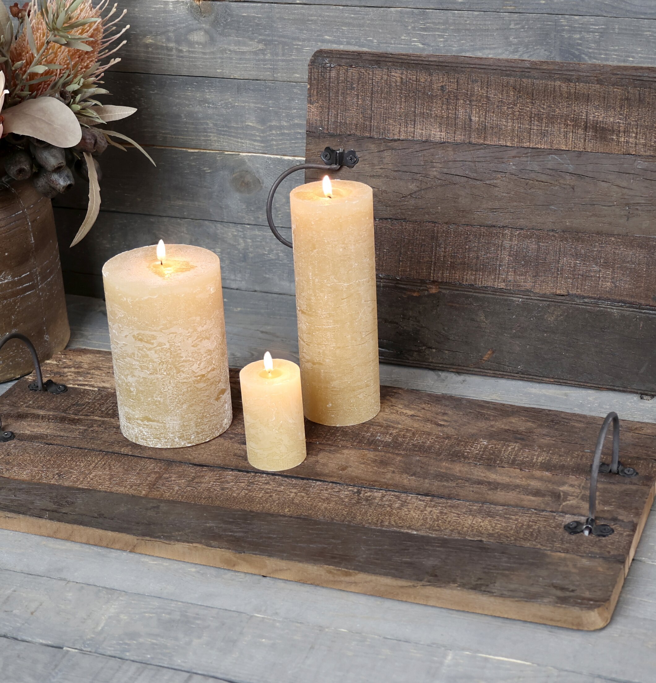 Grimaud gl. Bricka med handtag Large från Chic Antique