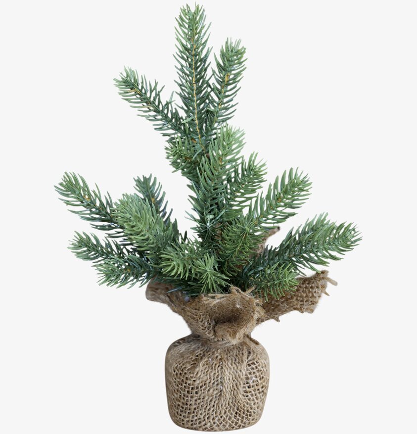 Fleur Gran H27 Cm från Chic Antique med jutevävsbas