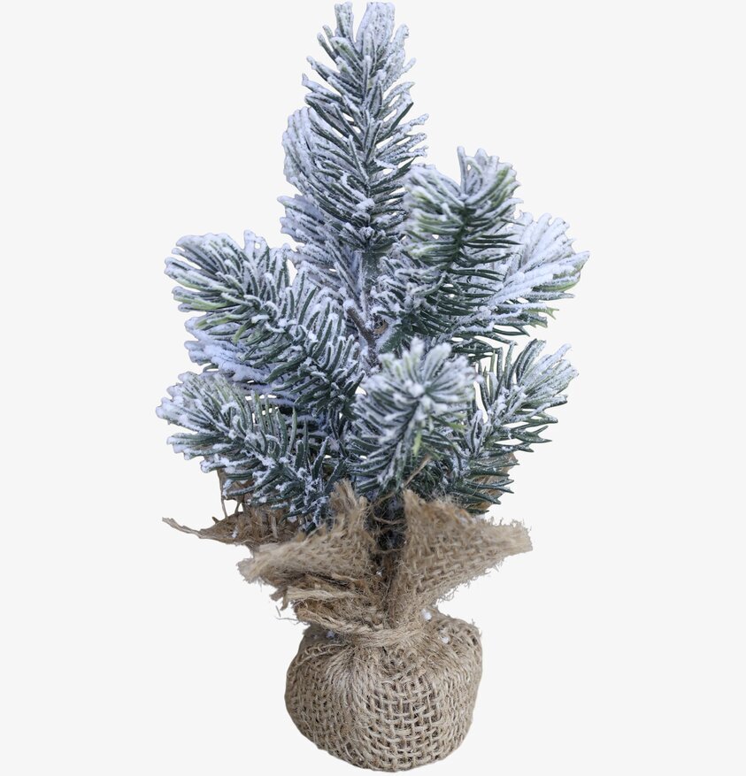 Fleur Gran Snö H20 Cm från Chic Antique med snöeffekt