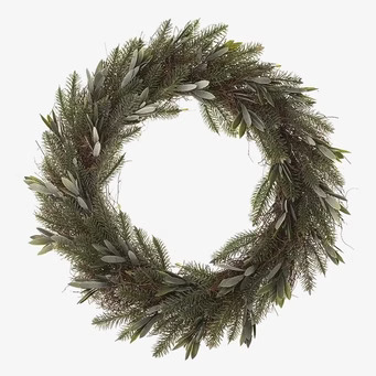 Krans Ø 50 Cm från Mr Plant med konstgjorda grankvistar