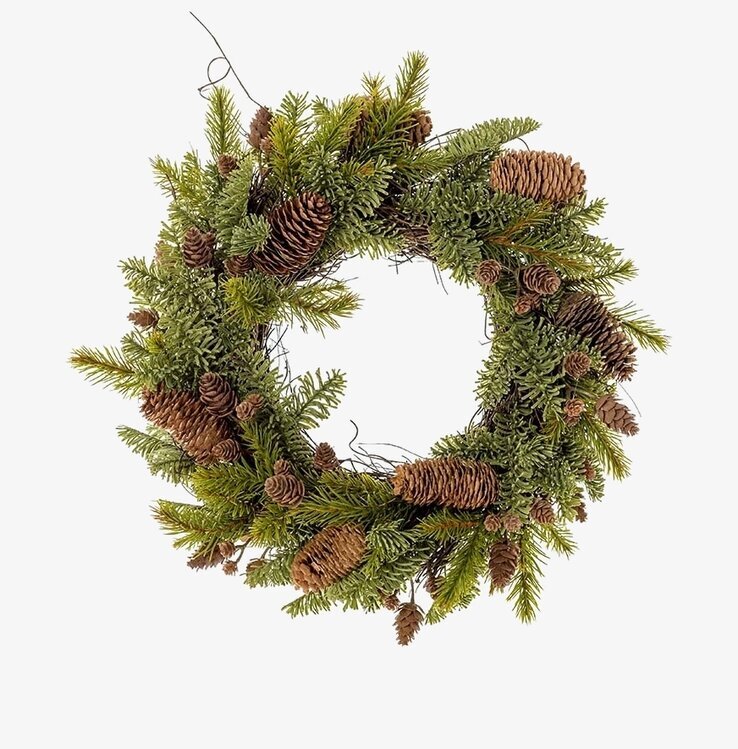 Grankrans Med Kottar Ø 40 cm från Mr Plant med kottar