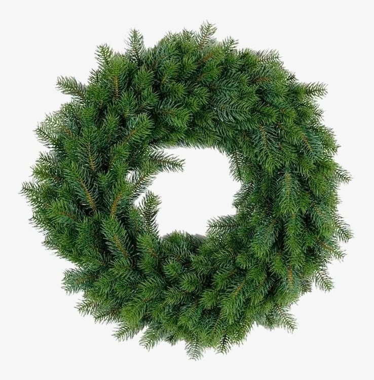 Granriskrans Ø 60 cm från Mr Plant med naturtrogna grenar