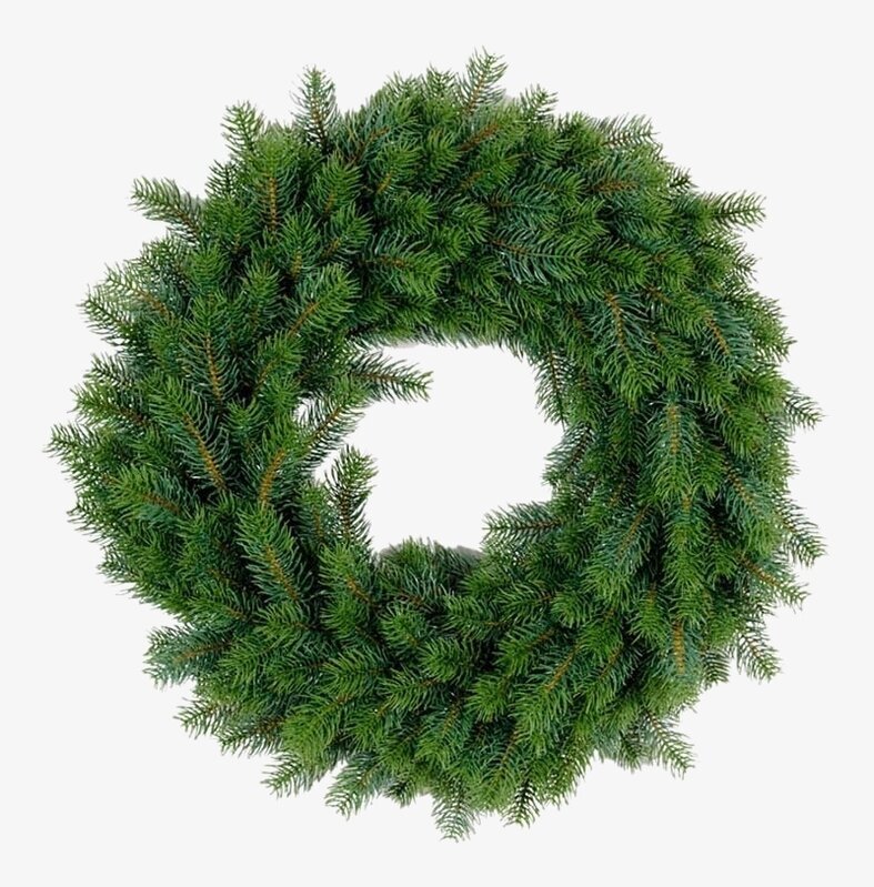 Granriskrans Ø 60 cm från Mr Plant med naturtrogna grenar