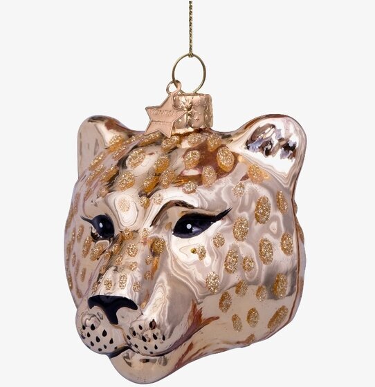 Julgranshänge Shiney Gold Panther från Vondels i guld