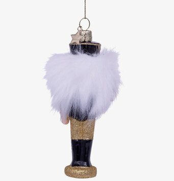 Julgranshänge Nutcracker Black/Gold från Vondels i svart och guld