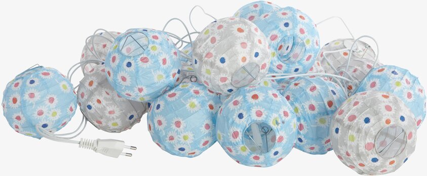 Party light Vera från House Doctor med blommiga lanternor