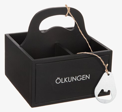 Trälåda Ölkungen från Different Design med kapsylöppnare