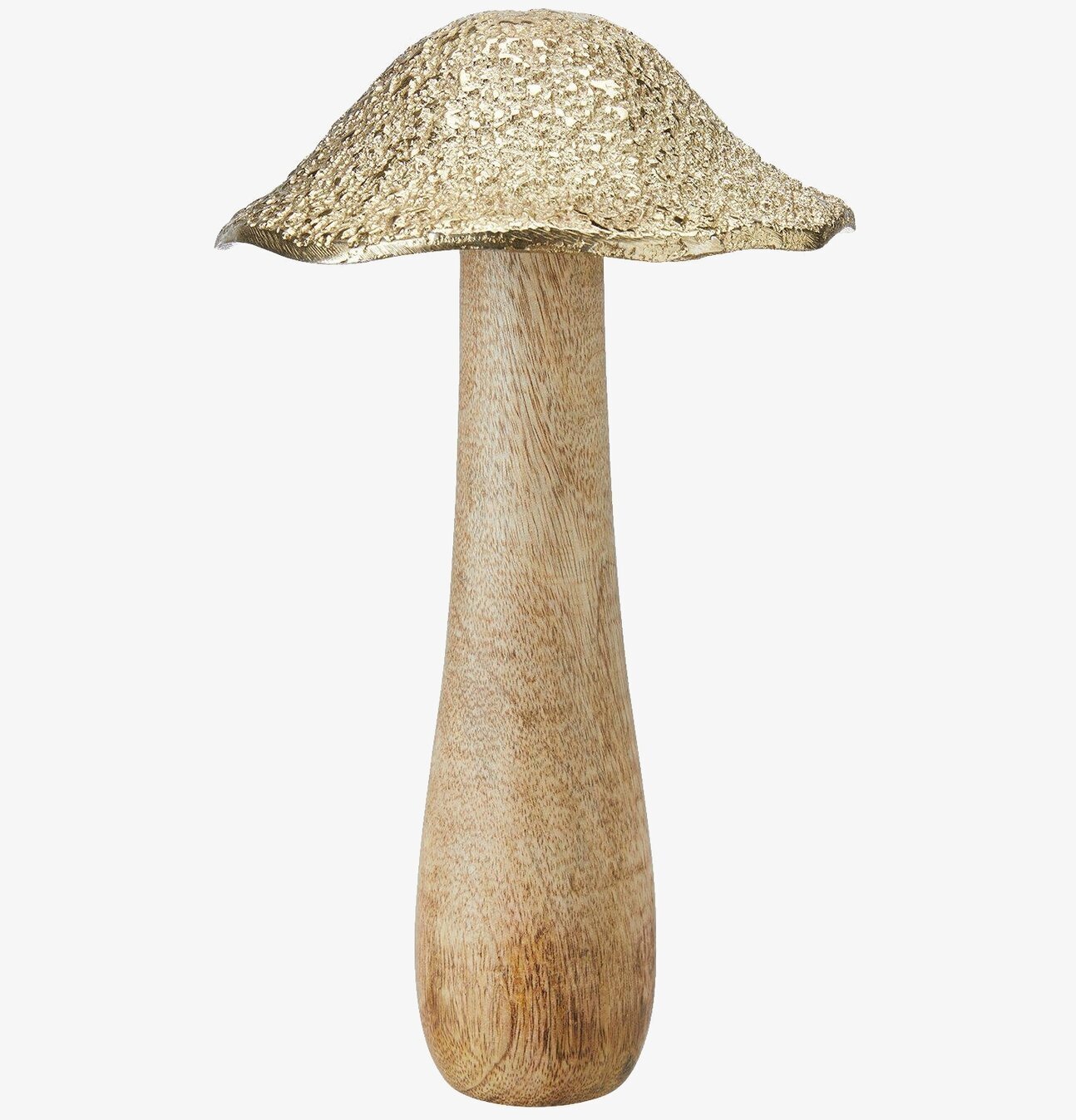 Amba Svamp Guld/Natur från Wikholm Form med gyllene hatt