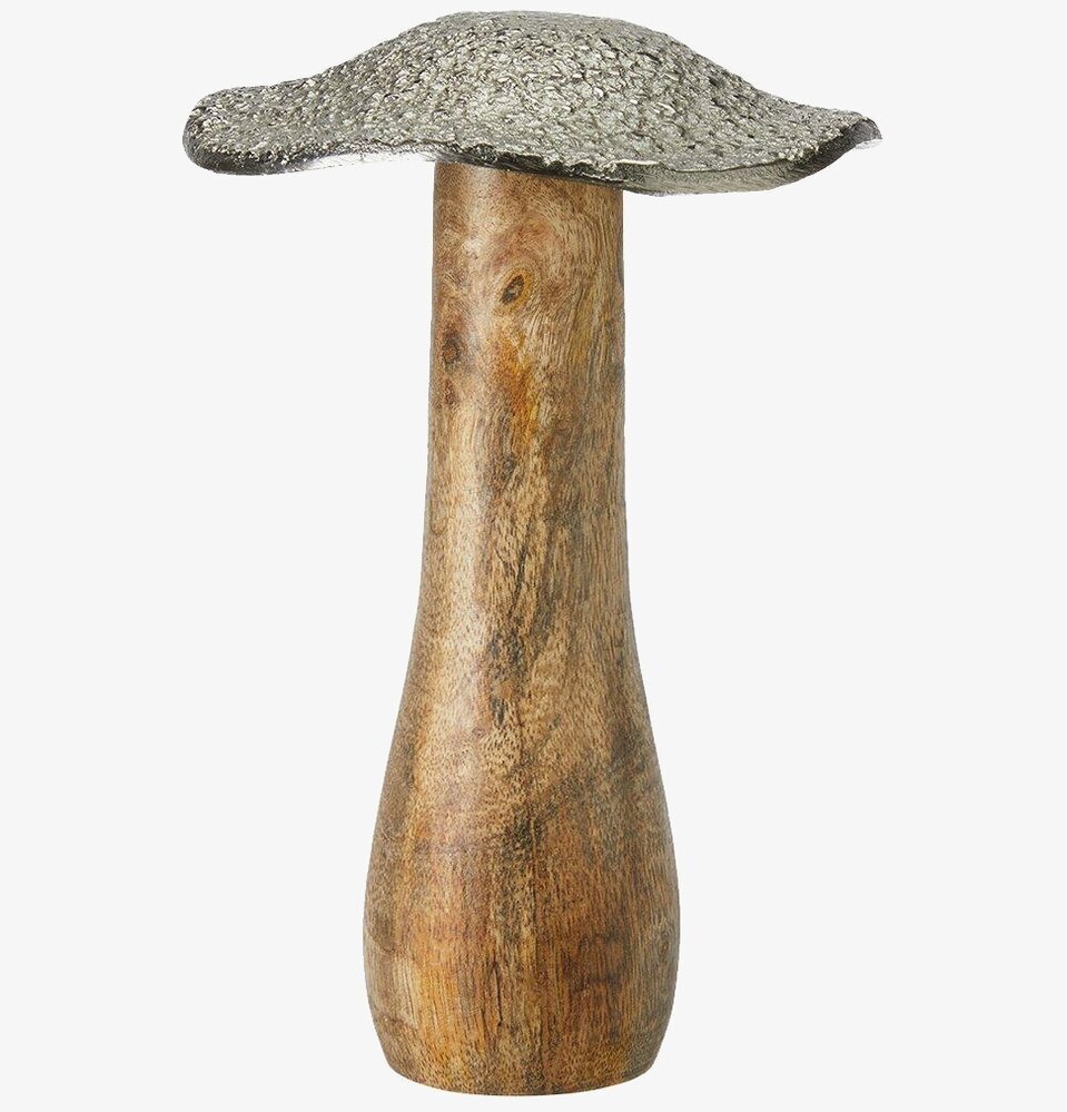 Amba Svamp Mix Silver/Natur från Wikholm Form på vit bakgrund