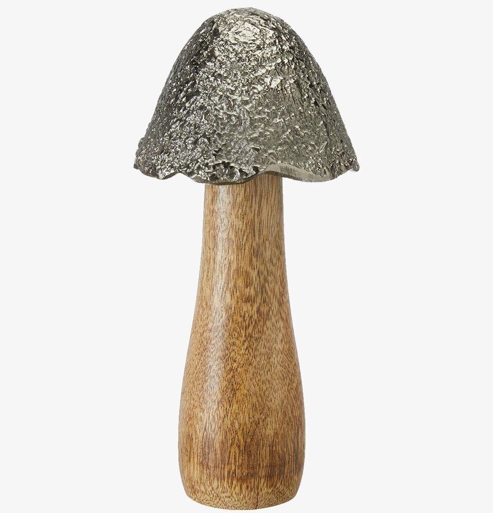 Amba Svamp Mix Silver/Natur från Wikholm Form på vit bakgrund