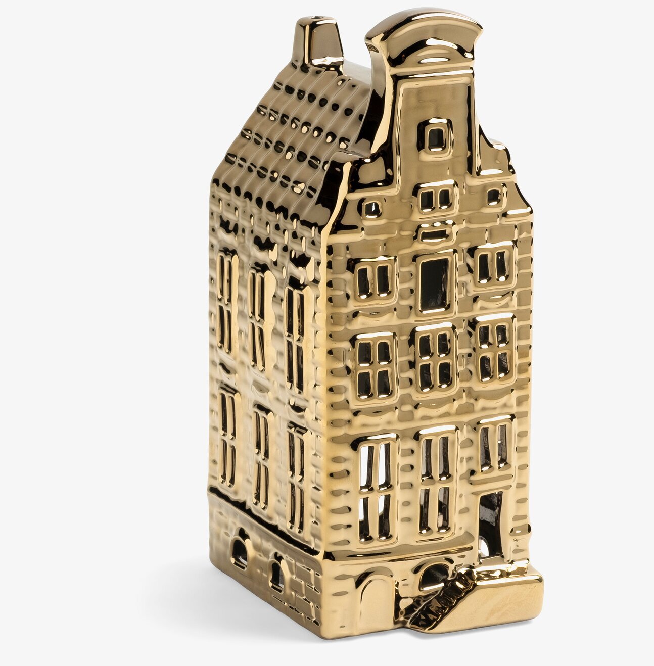 Ljuslykta Canal House Guld #31 från K Amsterdam i keramik