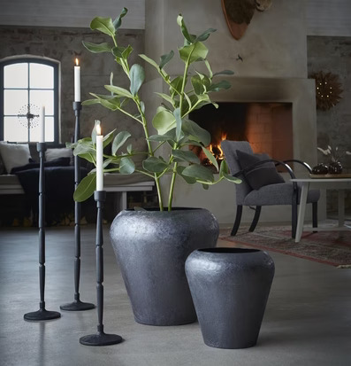 Cali Kruka Järn Set/2 från Wikholm Form i rustik inredning