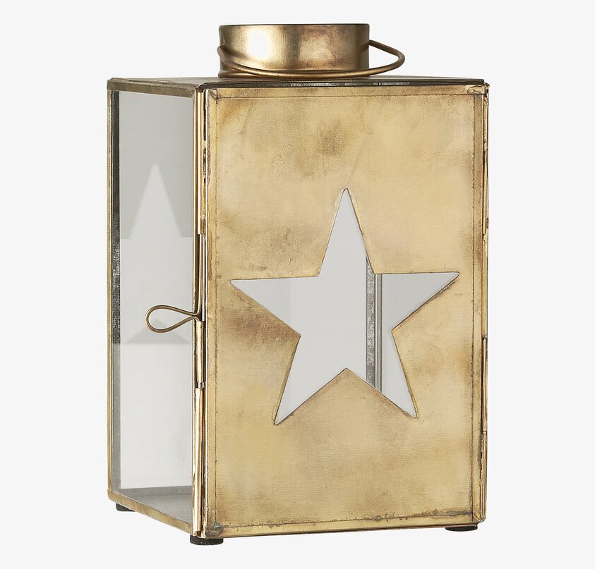 Lanterna Stjärna Guld från IB Laursen med stjärnmotiv