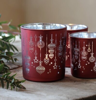 Bild av eleganta ljuslyktor för mysig vinterstämning