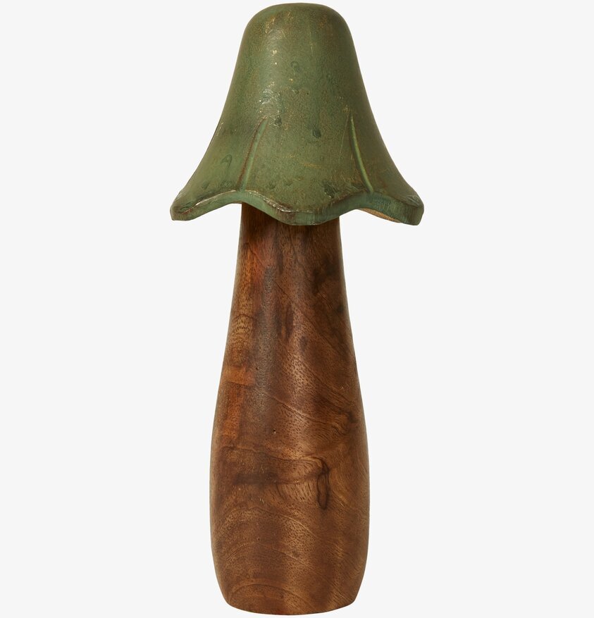 Svamp På Fot Antikgrön Stor från Speedtsberg i trä och grön