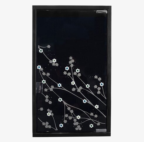 Kombiskåp Körsbärskvist från Derriére la porte med blommönster