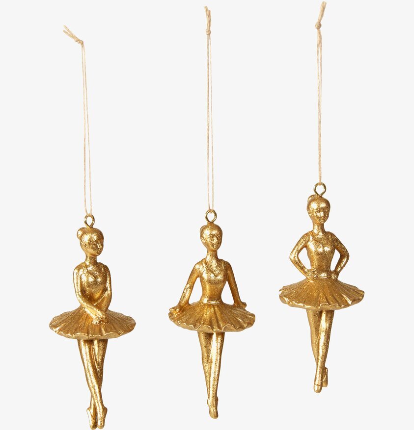 Hängande Ballerina Guld från Speedtsberg i elegant pose