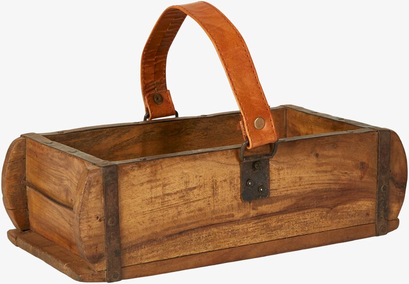 Murstensform Med Handtag från Speedtsberg i rustikt trä