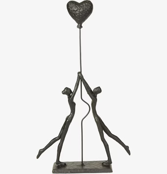 Figurin Ballong Hjärta från Speedtsberg med hjärtformad ballong