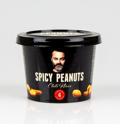 Spicy Peanuts Wind Force 6 - Chili Klaus i svart burk