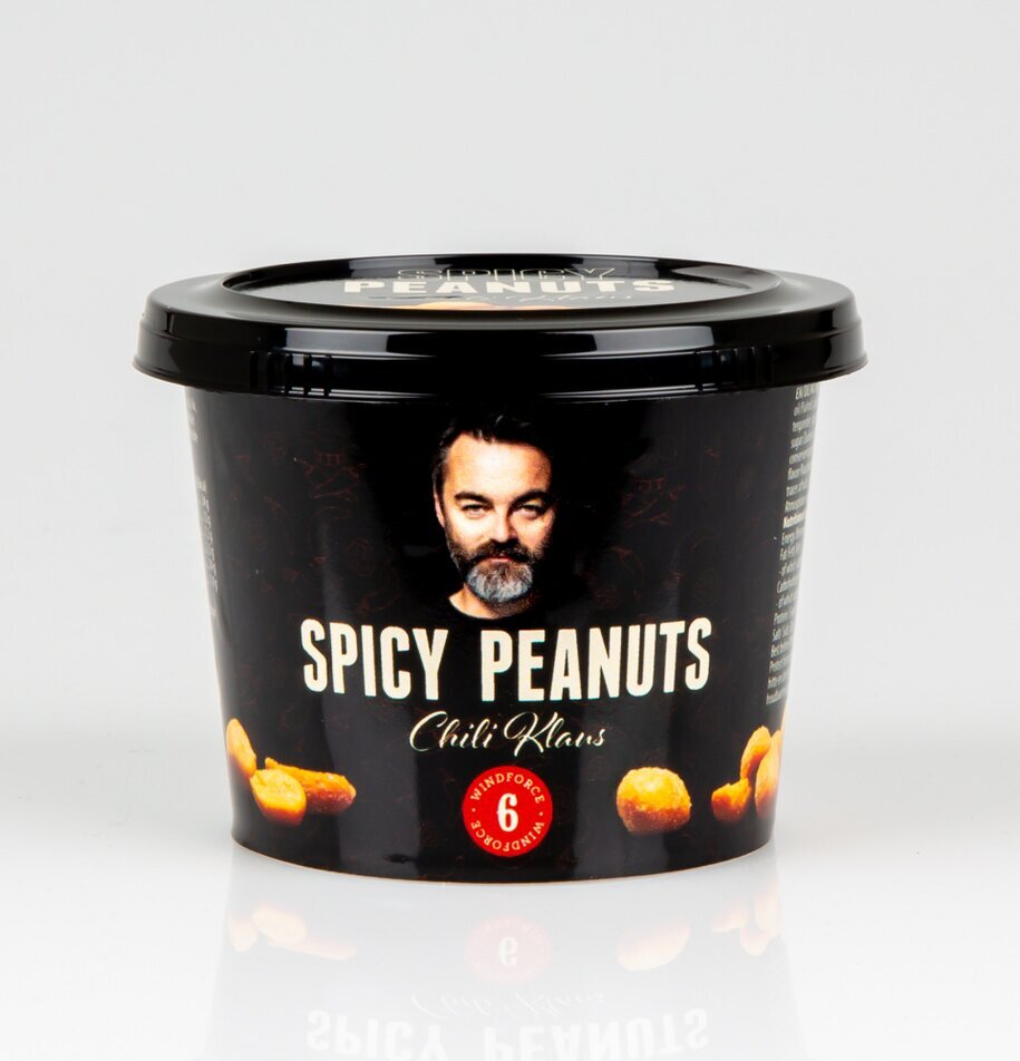 Spicy Peanuts Wind Force 6 - Chili Klaus i svart burk