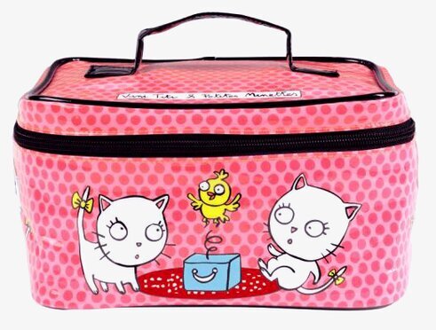 Beautybox kitkatt rosa från Derriére la porte med katter