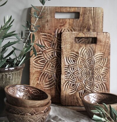 Fleur Skärbräda Rak från Majas Cottage i två storlekar