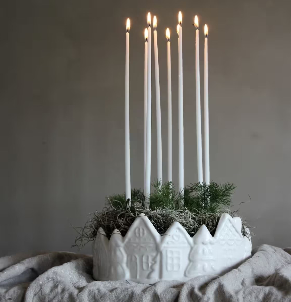 Kruka/Skål Gingerhouse Matt Vit från Majas Cottage