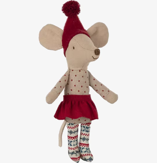 Maileg Tändsticksask Julmus Big Sister i vinterkläder