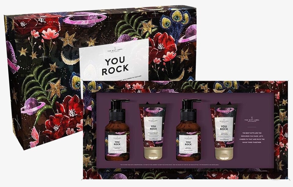 Gåvobox Deluxe Box från The Gift Label med färgstark design