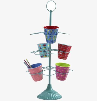 Muggstativ Turkos från Rice i köksmiljö med muggar