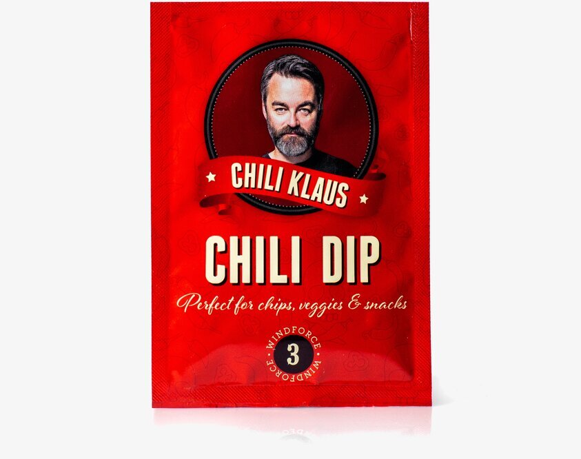 Chili Dip Wind Force 3 från Chili Klaus i röd förpackning