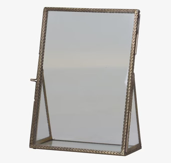 Ram Pärlkant Stor från Chic Antique med antik guldton