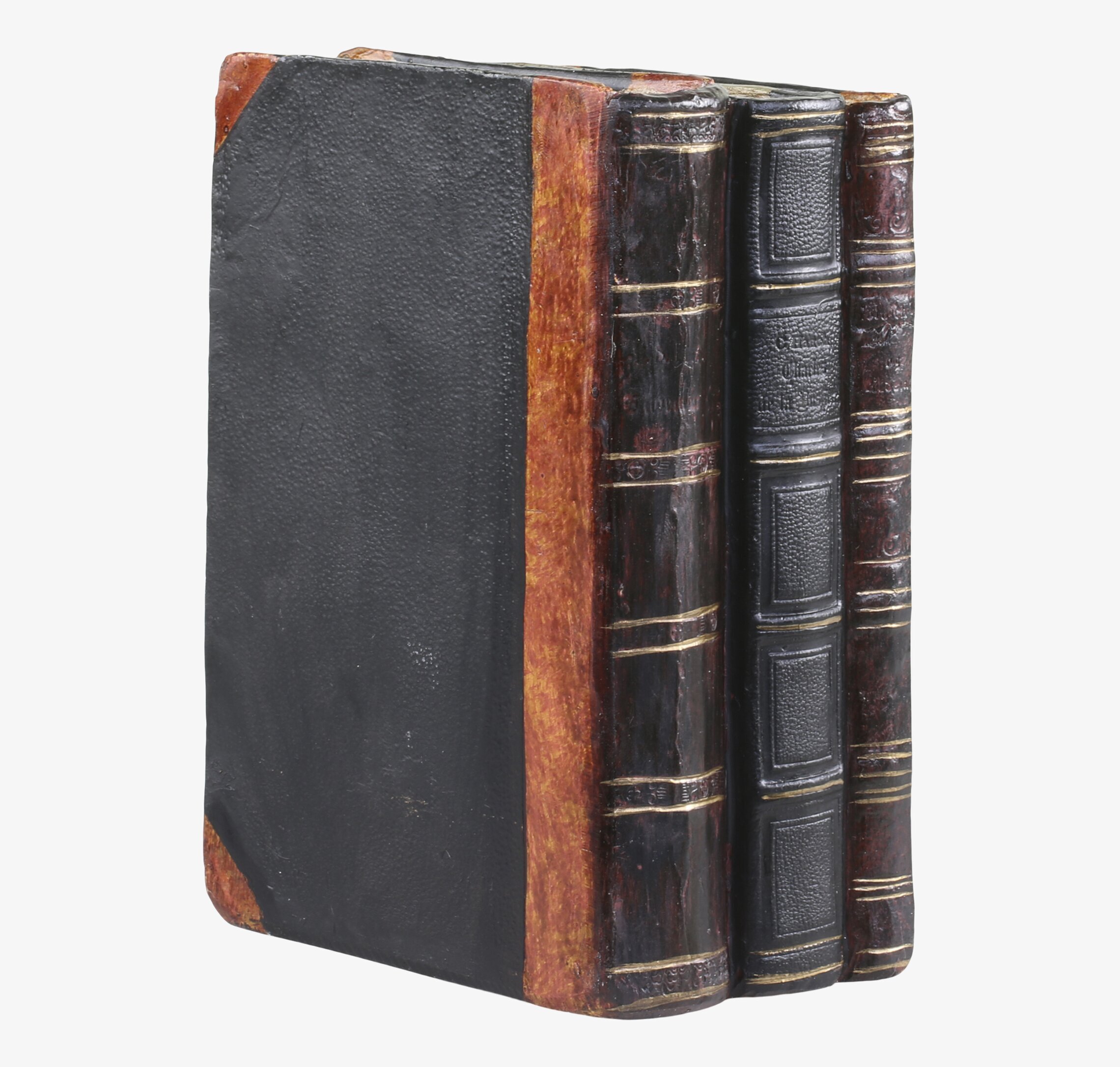 Böcker Dekoration Antikbrun från Chic Antique på en hylla