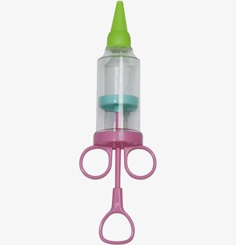 Sprits CupCake Rosa/Grön från Rice med grönt munstycke