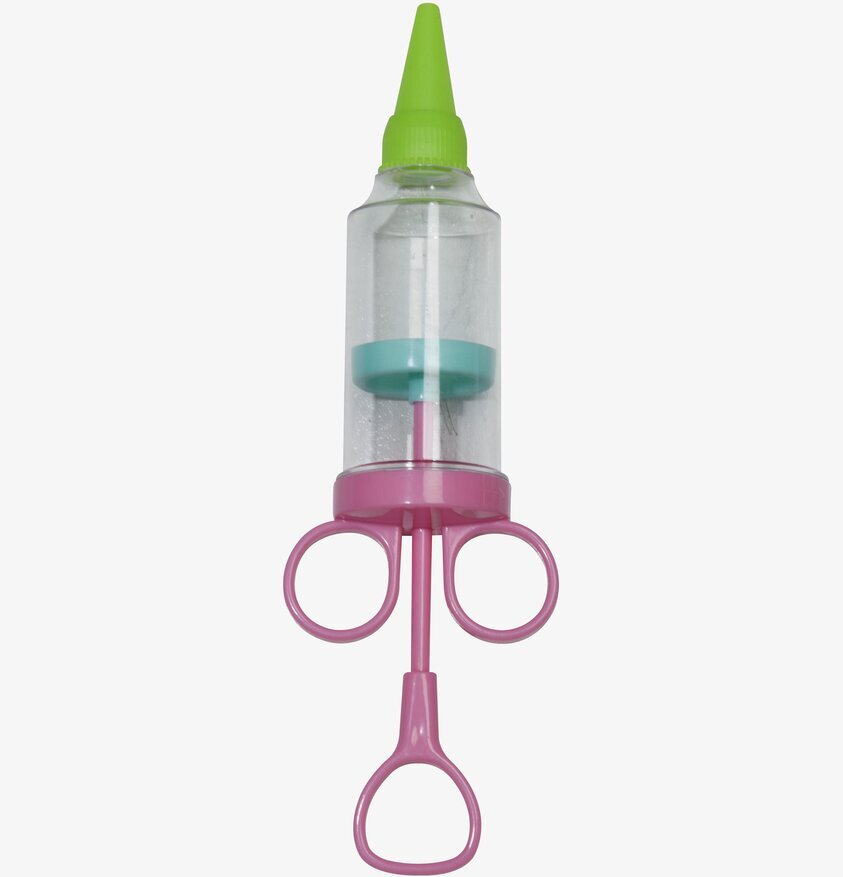 Sprits CupCake Rosa/Grön från Rice med grönt munstycke