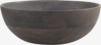 Salladsskål Mangoträ från Chic Antique i mörkt trä